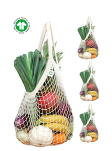 organic grocery reusable shopping bag